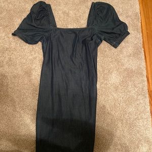 Express denim dress